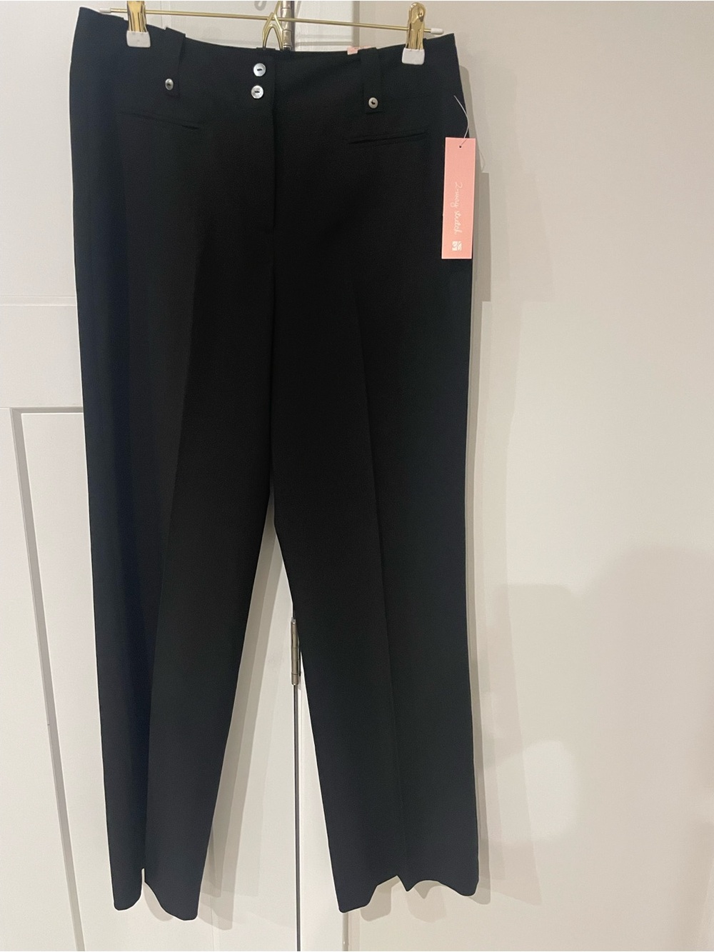 dressbarn Black Tailored Dress Pants